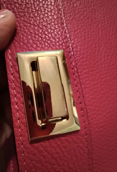 Toro Firenze Italian Genuine Leather Pink Bag - Picture 11 of 16